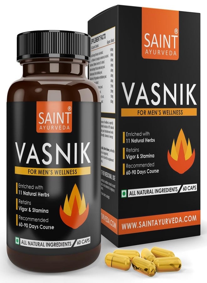 Saint Ayurveda® Vasnik Capsules - 30 Days Dosage (60 Capsules) - Image 1